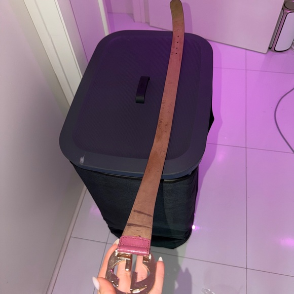Pink Gucci GG Belt - Picture 6 of 9